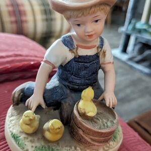 1985 vintage denim days boy with ducks